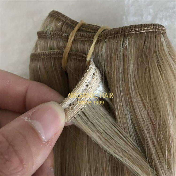 Customized 200 grams very double drawn virgin human  weft A93